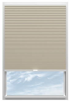 Umbra (Blackout), Papyrus - Clip Fit Honeycomb Blind